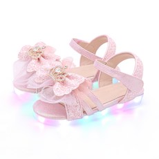 Kiphant 女童蜂巢皇冠LED涼鞋 SA-04