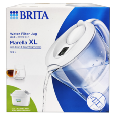 BRITA 台灣公司貨 MAXTRA MARELLA濾水壺 3.5L, 白色, 1個