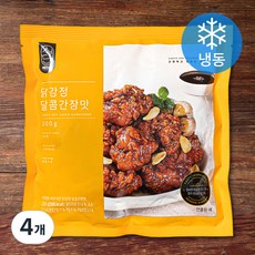 허닭 식단 닭강정 달콤간장맛 (냉동), 200g, 4개