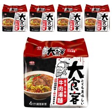 味王 大食客 酸菜麻辣牛肉湯麵 93g, 20包