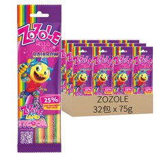 ZOZOLE 果汁酸扁帶軟糖 75g x 32, 1盒