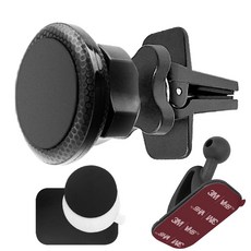 obsidian 車用手機平板儀表板出風口磁吸支架, 單一顏色, 1個