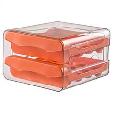 ROYALLIN 蘿林嚴選 抽屜式雞蛋收納盒 950g, 橘色, 1個