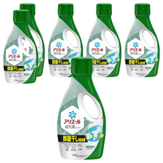 ARIEL 日本原裝進口 超濃縮抗菌抗臭洗衣精 室內晾乾 綠色, 700g, 5瓶