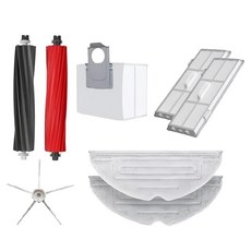 YOLOMi 悠樂米 石頭 S8+ 掃地機器人適用 高品質副廠耗材豪華套餐組 (雙主刷+邊刷+濾網+拖布+集塵袋), 1組, 單一商品