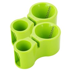 El El Living多功能旋轉切菜器蔬菜切片器, 綠色, 2個