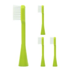 fisher-price 費雪 電動牙刷刷頭 4入組, 孩子, 綠色