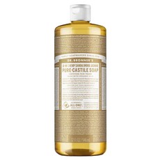 Dr.Bronner's 布朗博士 保濕潔膚露 檀香茉莉, 946ml, 1件