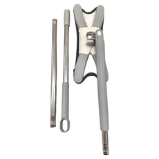 E.dot X 型免手洗旋擰乾溼兩用平板拖把 灰色, 36 x 14 x 桿長139cm, 1個