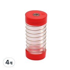 분진방지 드릴 더스트컵 커버 레드 110mm, 4개