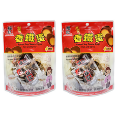 福記 香鐵蛋 辣味雞蛋 台灣產 即食食品, 6顆, 2袋