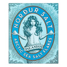 NORDUR 冰島女神 海鹽 原味 手工海鹽結晶, 125g, 1盒