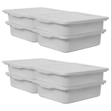 Bono House Rev 儲物箱, 白色, M(350 x 385 x 110 mm), 8個