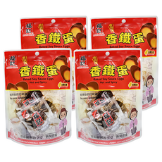 福記 香鐵蛋 辣味雞蛋 台灣產 即食食品, 6顆, 4袋