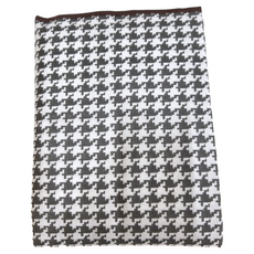 E.dot 直立雙提手棉被衣物收納袋, 千鳥格(大號), 59x42x25cm, 大號(59 x 42 x 25cm), 1個