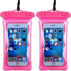 The Living 多功能防水手機殼, 粉紅色, 2個