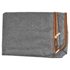 E.dot 陽離子手提棉被衣物收納袋 大號 220g, 灰色, 1個