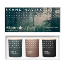 SKANDINAVISK HIBERNATE 香氛蠟燭3件組 迷你香氛蠟燭, KOTO 夢中天堂 + HYGGE 永恆時刻 + SKOG 挪威森林, Multi-color