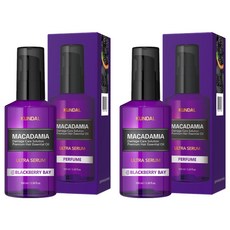 KUNDAL 昆黛爾 夏威夷果護髮精華 黑莓香, 100ml, 2瓶
