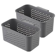 艾米購物 內衣籃 紳士灰 透氣洗衣籃 衣物收納籃, 2個, 26 x 14.5 x 12cm