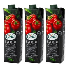 Cido 海鹽番茄汁, 3瓶, 1L