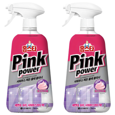 홈스타 핑크파워 샤워부스 찌든 물때 클리너, 750ml, 2개