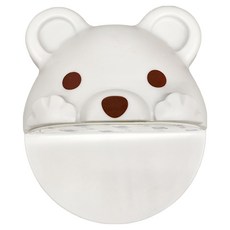 E.dot 傢俱安全可愛小熊防傾倒器 白色小熊 塑膠材質, 12 x 10 x 5.3cm, 1個