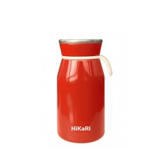 HiKaRi 보온보냉 라떼 텀블러, 레드, 350ml, 1개