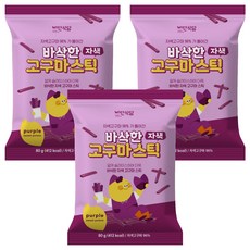 vedansikdang 酥脆紫地瓜條, 3包, 80g