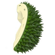 OUTSY 寵物多功能榴槤造型理毛梳/蹭癢梳 90g, 綠色, 1個