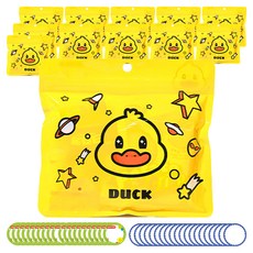 可愛小鴨分裝零食小禮組, 2組, 7 零食 x 6p + 標籤貼紙 20p