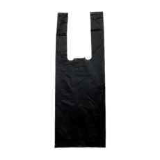 背心袋 10斤袋 7兩重 67 x 39cm 黑色, 10包