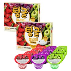 tinggeul 椰果果凍 無糖 55g 3種 各4入組, 2組