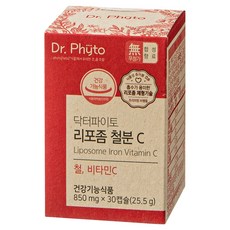 닥터파이토 리포좀 철분C, 30정, 1개