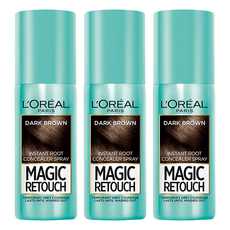 로레알파리 매직 리터치 헤어스프레이 75ml, 다크브라운, 3개