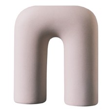 空氣選物 不規則素燒陶瓷花瓶G, 米色