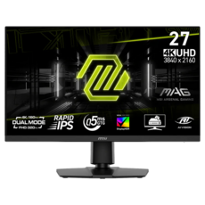 msi 微星 MAG 27" 電競 顯示器 Rapid IPS 黑色 MAG 272URDF E16 4K UHD 160Hz/320Hz 0.5ms