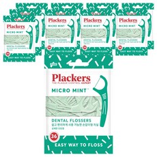plackers 派樂絲 微細薄荷牙線, 8cm, 36入, 10個