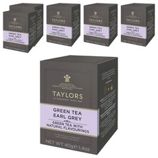 TAYLORS 泰勒茶 皇家伯爵綠茶, 2g, 20包, 6盒