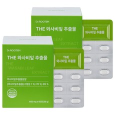 닥터루템 정품 THE 와사비잎 추출물, 2개, 60정