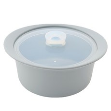 Home House 矽膠微波爐蒸鍋 1200ml, 灰色, 1個