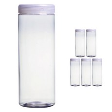 冰箱白蓋圓形收納盒, 6個