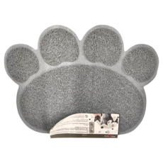 Pets city 灰色 貓砂盆落砂墊 防滑易清理, 1個