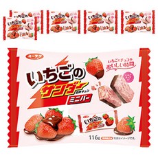 Yurakuseika 有樂製菓 Black Thunder Yurak草莓Sun Thunder 迷你棒, 6個, 116g