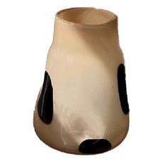 KUIBAO 快豹生活 Celi 中古黑點玻璃花瓶 高款, 米色