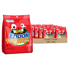 GEMEZ Enaak 小雞點心麵 香辣, 84g, 8袋