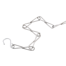 SHCJ 生活采家 304不鏽鋼新式8字環曬衣鍊 長度約4.5公尺 台灣製造 重量約537g, 銀色, 1個