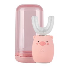 Luveta 樂唯他 U型牙套式兒童電動牙刷 (6-12Y), LUV-TB001PP, 粉色小豬, 1組