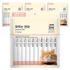 무마진 고양이 짜먹는 간식 40p, 연어, 480g, 4개