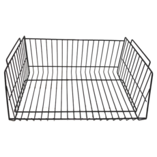 巧夫人 斜口置物籃(XL) - 46x33x22公分, 黑色, 1個